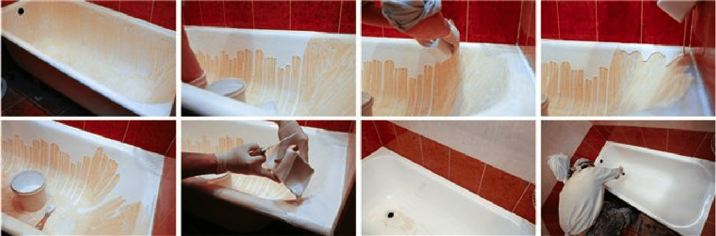 Ремонт ванн своими руками: пошаговая инструкция