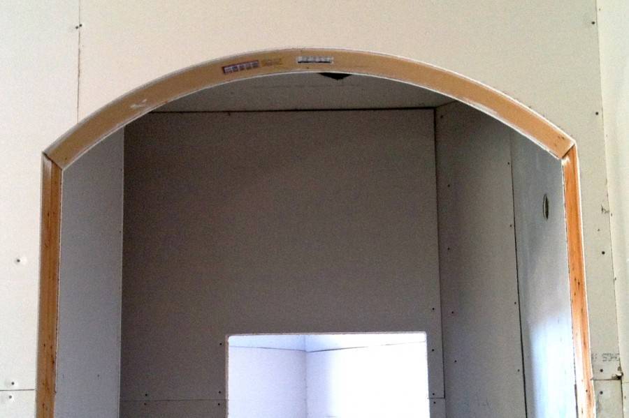 Дверные арки из гипсокартона - как сделать своими руками, видео, фото