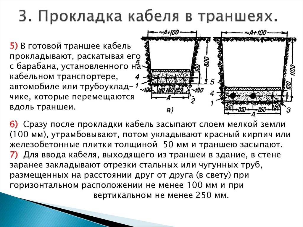 Правила и особенности прокладки электрических кабелей в трубах