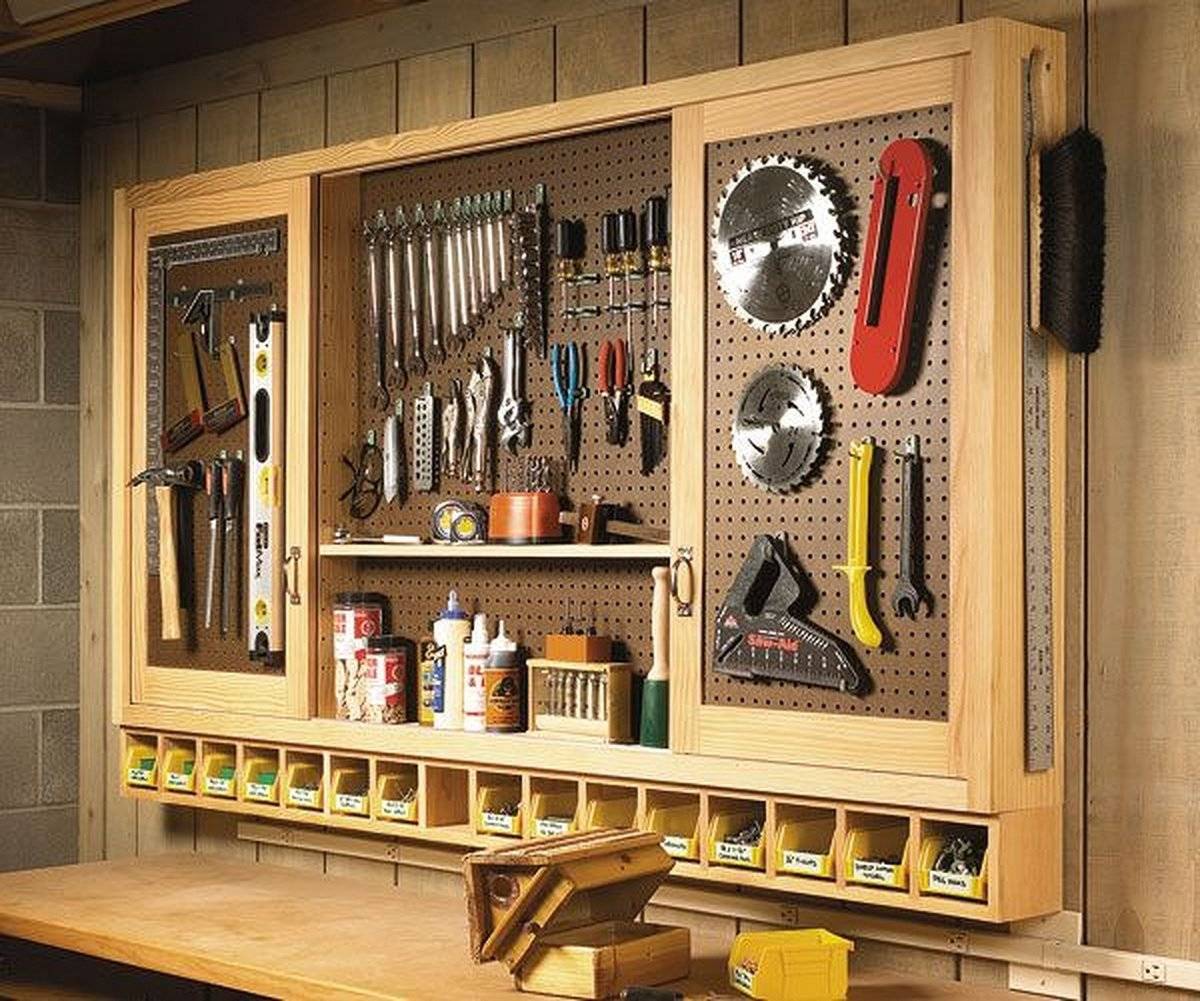 Домашняя мастерская – оптимизация пространства и удобное хранение инструментов. организация хранения инструментов место хранения инструмента дома своими руками