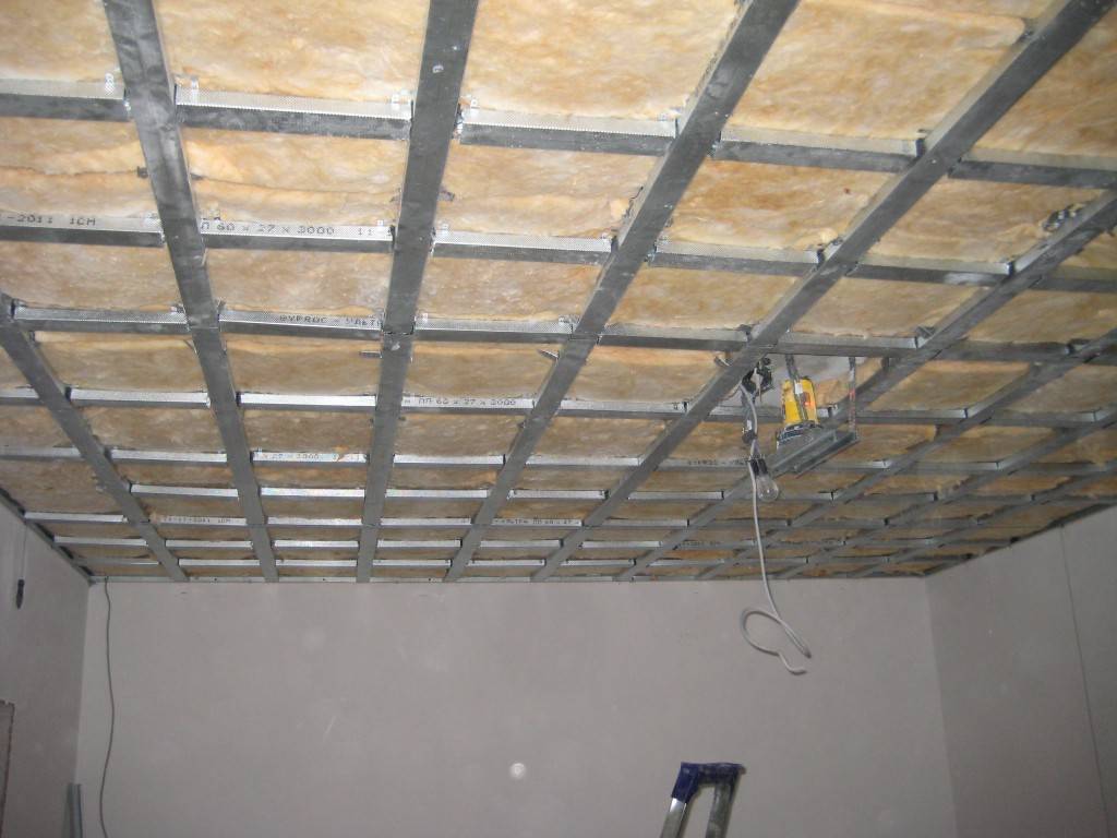 Как сделать потолок из гипсокартона своими руками - пошаговая инструкция и видео