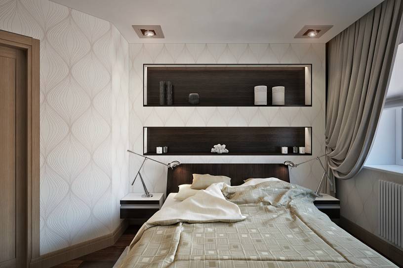 Ниша в спальне — 150 фото лучших идей по обустройству и оформлению ниши в интерьере современной спальни