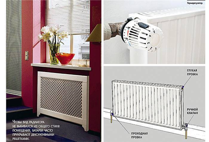 Радиаторы отопления: стальные, чугунные, биметаллические, алюминиевые и электрические