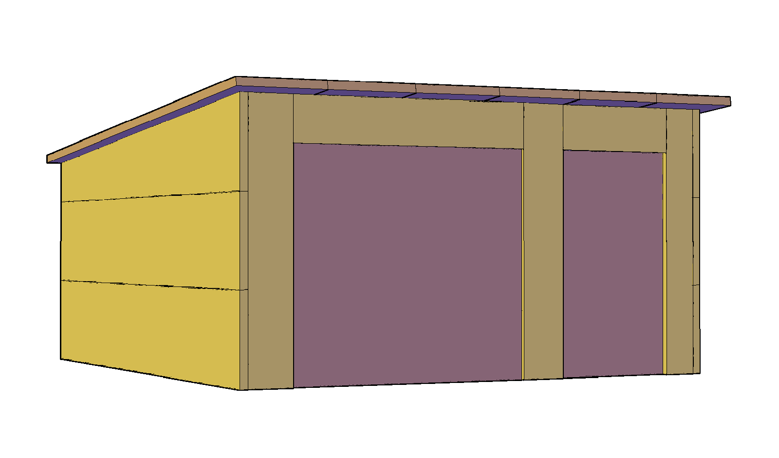 Как построить гараж из сэндвич-панелей своими руками