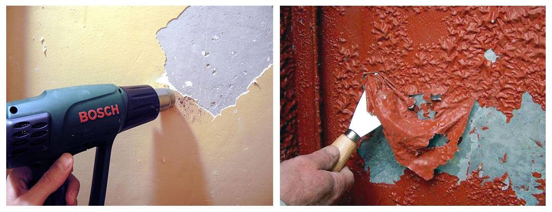 4 быстрых и надежных способа снять со стен старую масляную краску: 40 фото и 2 видео
