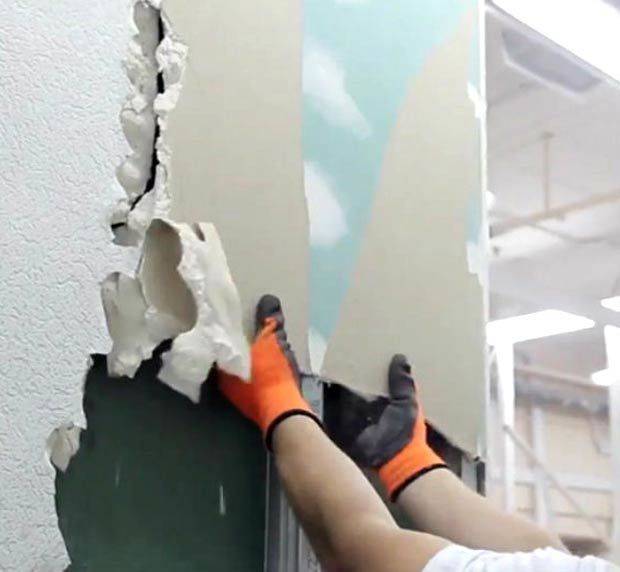 Стена из гипсокартона своими руками: инструкция по монтажу