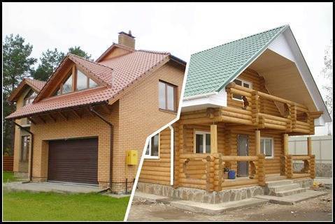 Деревянный или кирпичный дом | строительный блог