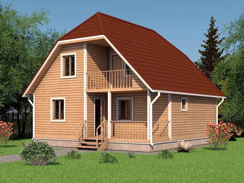 Строительство деревянного дома типа терем