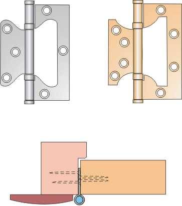 Дверные петли (навесы): основные виды, конструкция и рекомендации по выбору