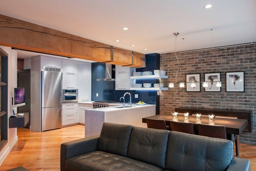 Кухня в квартире-студии - 99 фото удачной планировки и дизайнакухня — вкус комфорта