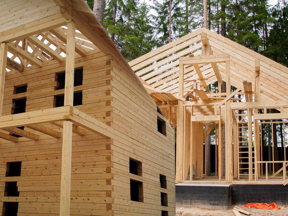 Из какого бруса лучше строить дом – сравнение материалов