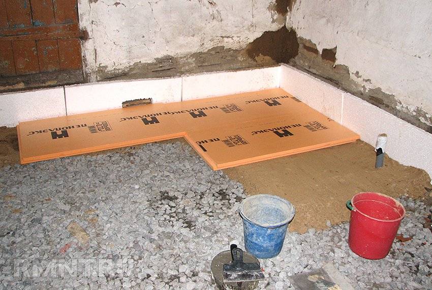 Укладка эппс на бетонный пол. подготовка полов под стяжку из пенополистирола экструдированного