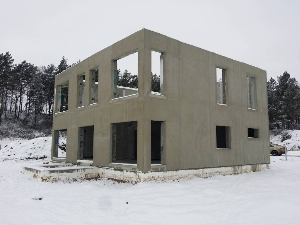 Дом из панелей жби — строительство из железобетонных плит, как строят панельные дома