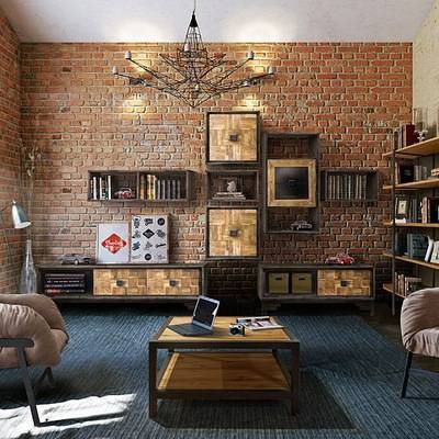 Комната в стиле лофт (45 фото): фото реальных интерьеров и особенности дизайна всех помещений, отделка стен и оформление мебелью и декором, белый кирпич