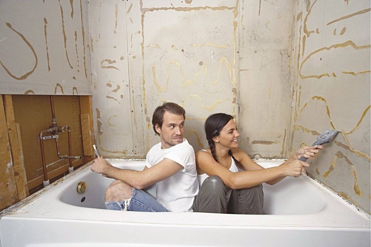 Фотографии ванной комнаты после ремонта - варианты и примеры
