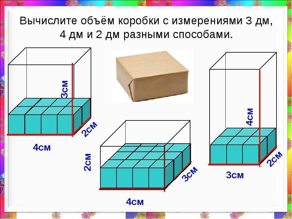 Найди какой объем