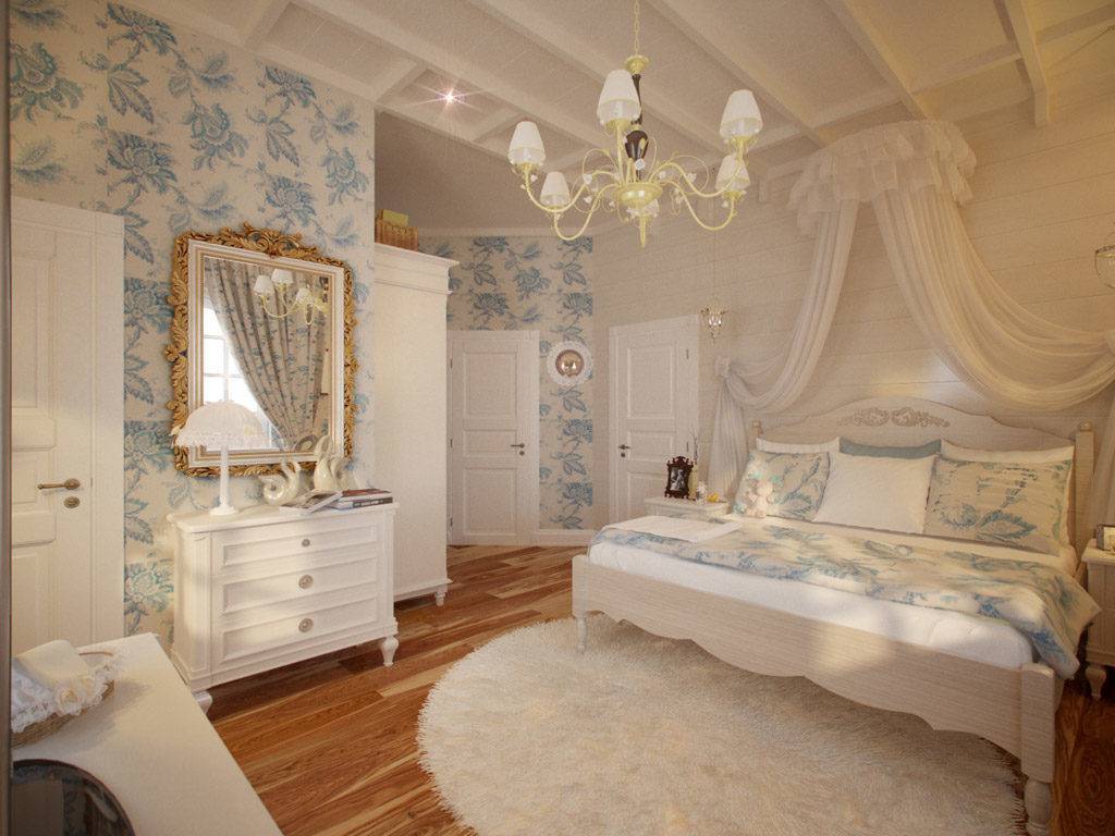 Как создается спальня в стиле прованс, фото готовых решений