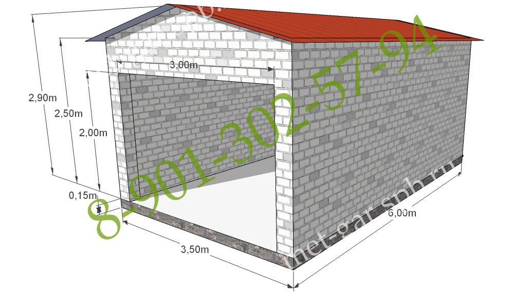 Выбор газобетона для строительства неотапливаемого гаража или хозблока без внешней и внутренней отделки стен в дальнейшем.