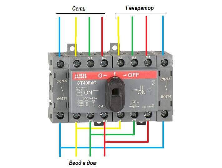 Abb ot40f3c схема подключения