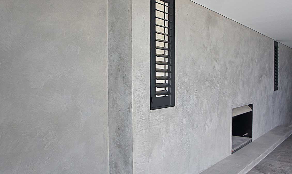 Декоративная штукатурка под бетон: создание своими руками такого эффекта на стене