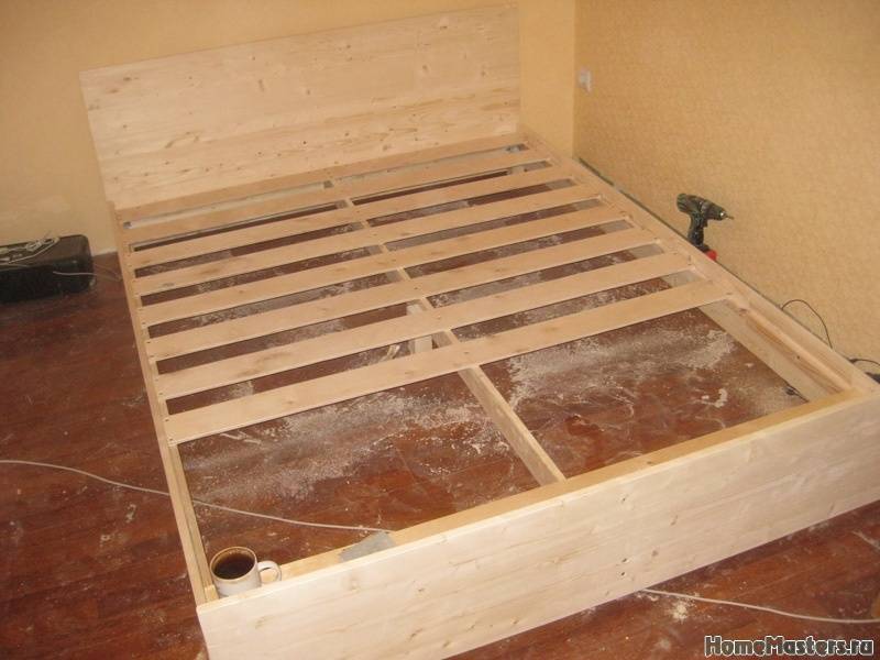Кровать с ящиками для хранения. своими руками + 800 фото, пошаговые инструкции