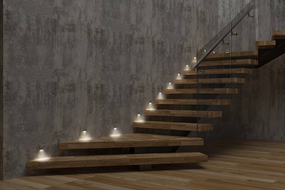 Подсветка лестницы - какую систему лучше выбрать?