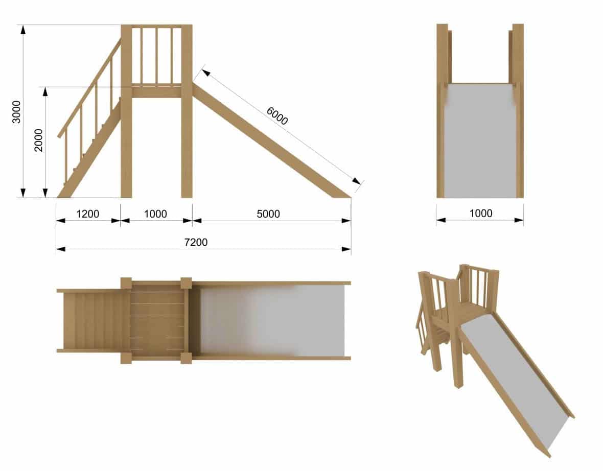 Детская площадка для дачи своими руками чертежи с размерами из дерева