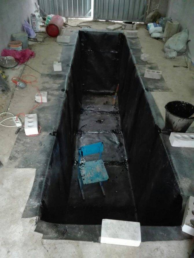 Как сделать смотровую яму в гараже из бетона — строим сами частный дом