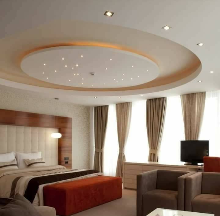Комбинированный потолок: гипсокартон и натяжной (фото). как сделать комбинированный потолок