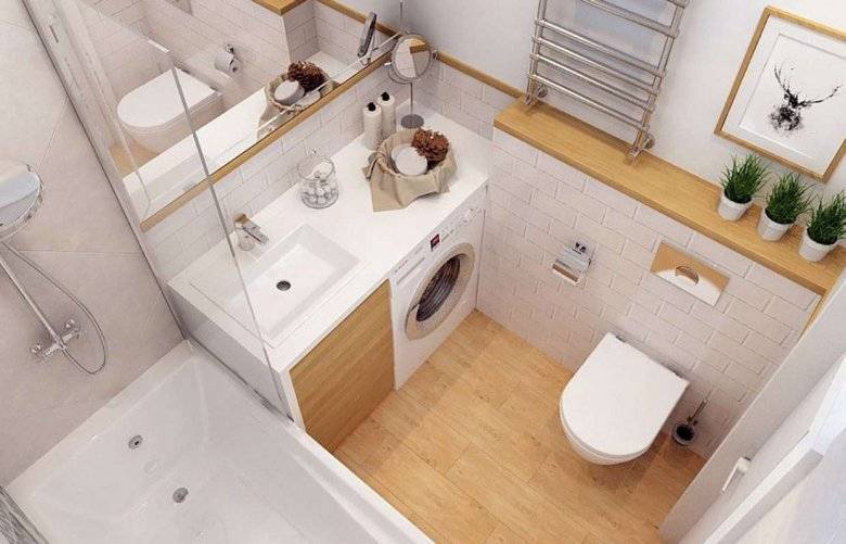 Совмещенная ванная комната — лучшие индивидуальные проекты (135 фото)