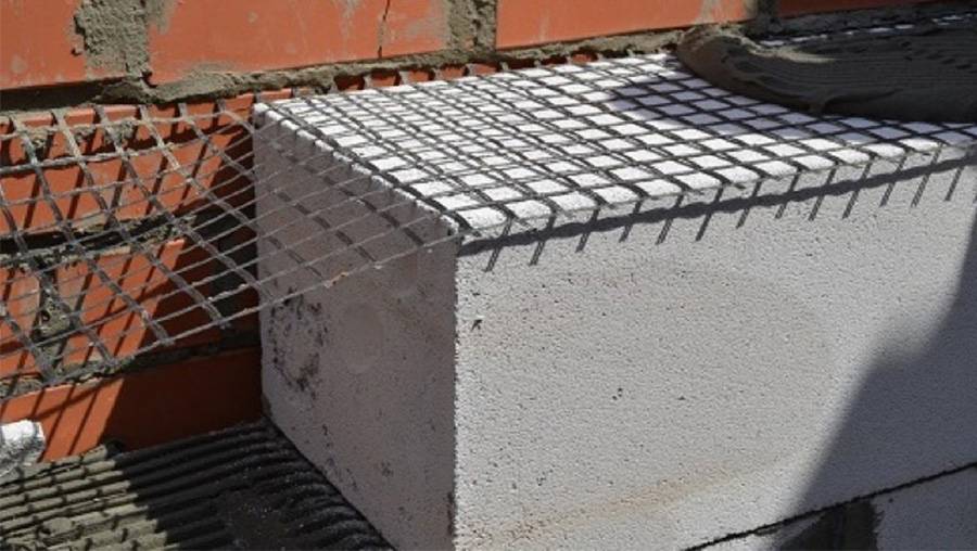 Кладочная сетка для газобетонных блоков: разновидности материала