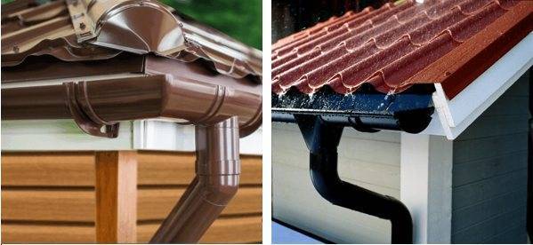 Пластиковые водосточные системы для крыши, как правильно сделать монтаж, какой материал лучше выбрать, металл или пвх, детали на фото и видео