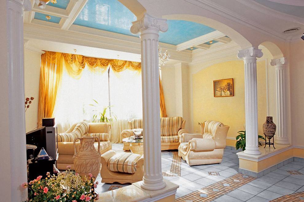 Спальня в греческом стиле: варианты декора, идеи дизайна (+89 фото)