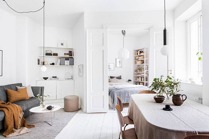 Гостиная в скандинавском стиле: как создать легкий и красивый интерьер
