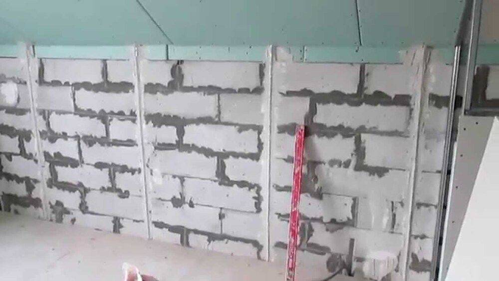 Штукатурка стен из газобетона внутри помещения: фасадная, внутренняя