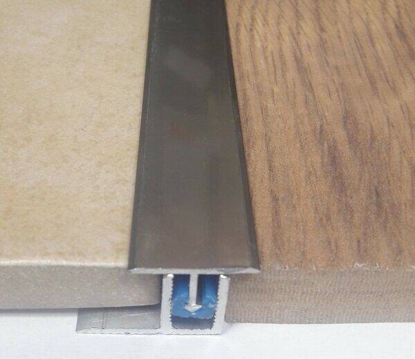 Порожек между плиткой и ламинатом: гибкий порог, стыковка и соединение, как состыковать в дверном проеме, фото