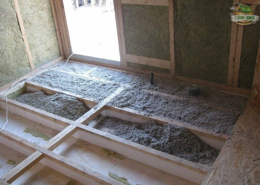 Как утеплить бетонный пол в квартире на первом этаже