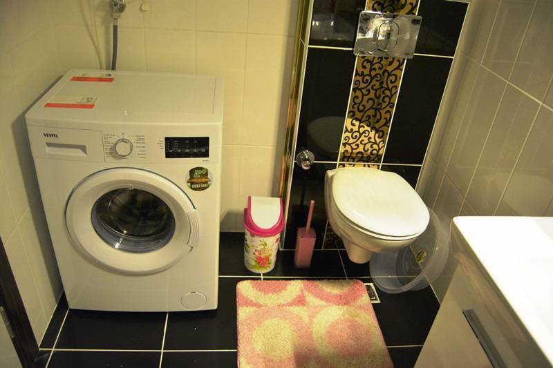 Маленькая ванная со стиральной машиной: идеи планировки