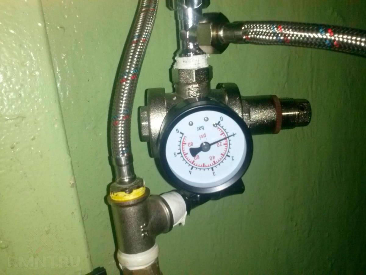 Редуктор давления воды в системе водоснабжения: назначение, устройство, правила регулировки