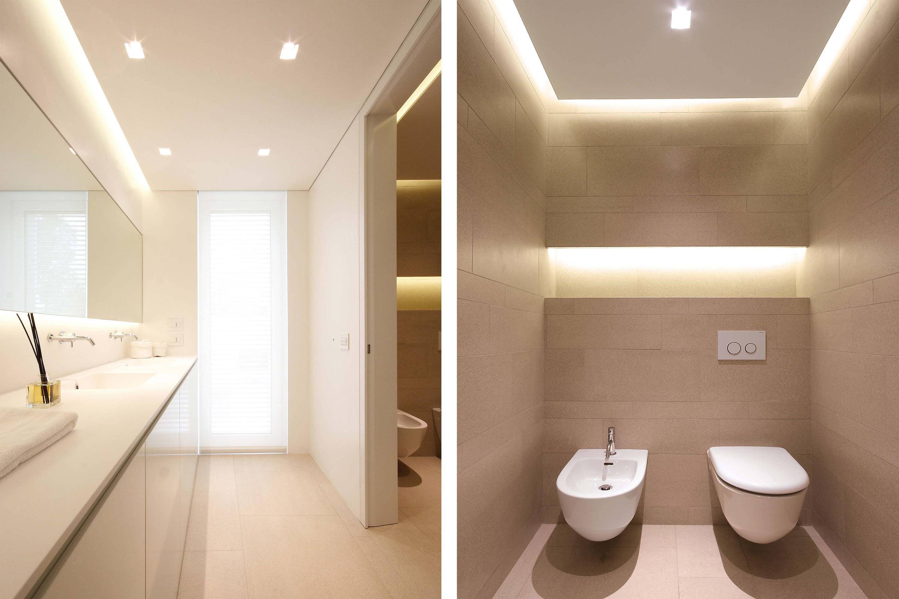 Выбираем потолочные светильники для ванной комнаты: точечные, светодиодные, встраиваемые
