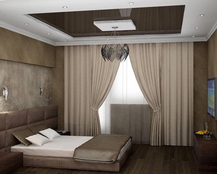 Дизайны потолков из гипсокартона в маленьких комнатах: фото