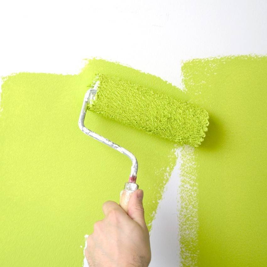 Покраска стен колером — этапы и итоги работ