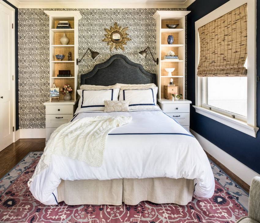 Дизайн маленькой спальни: 70+ фото примеров и полезные советы по оформлению
