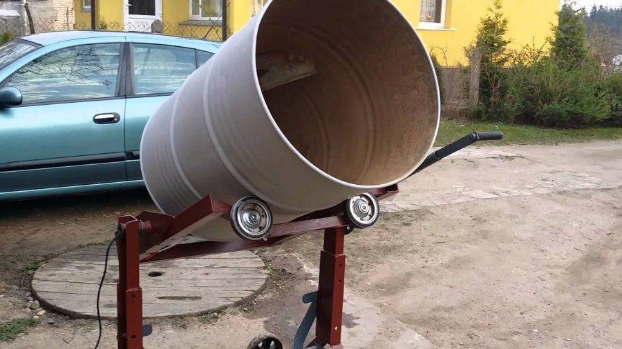 Как сделать самодельную бетономешалку своими руками