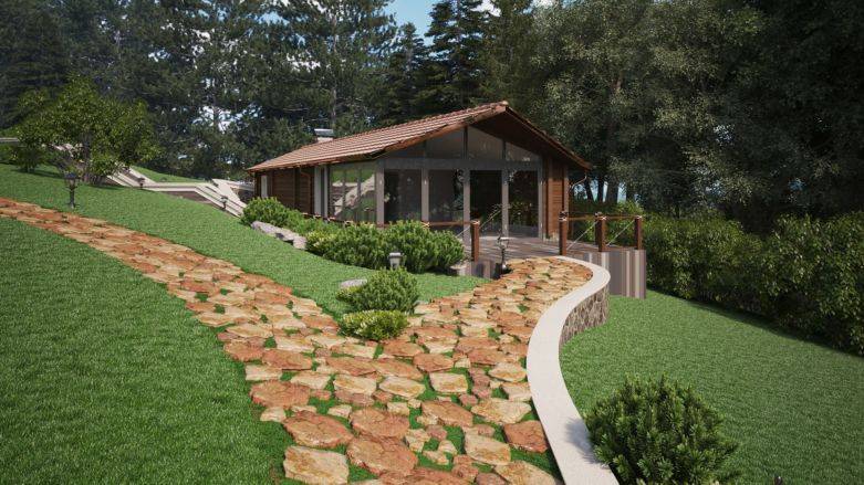 Ландшафтный дизайн загородного дома – идеи, как оформить ландшафт возле частного коттеджа своими руками + фото