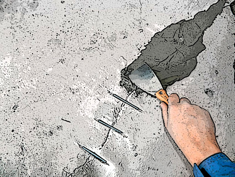 Чем заделать дыру в стене из бетона: как замазать трещину, щель, отверстие, какая смесь или герметик подойдет лучше всего, технология процесса, цены по рф