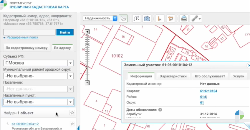 Кадастровая стоимость земельного участка