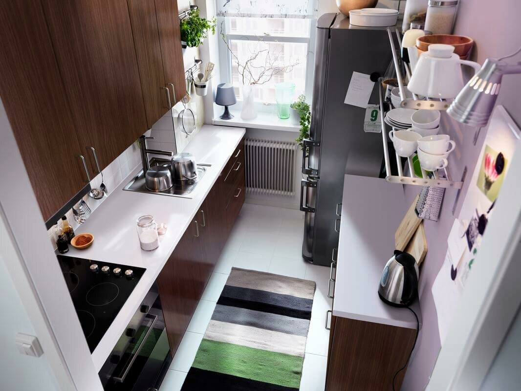 Ремонт кухни в хрущевке: фото идеи дизайна интерьера маленьких кухонь