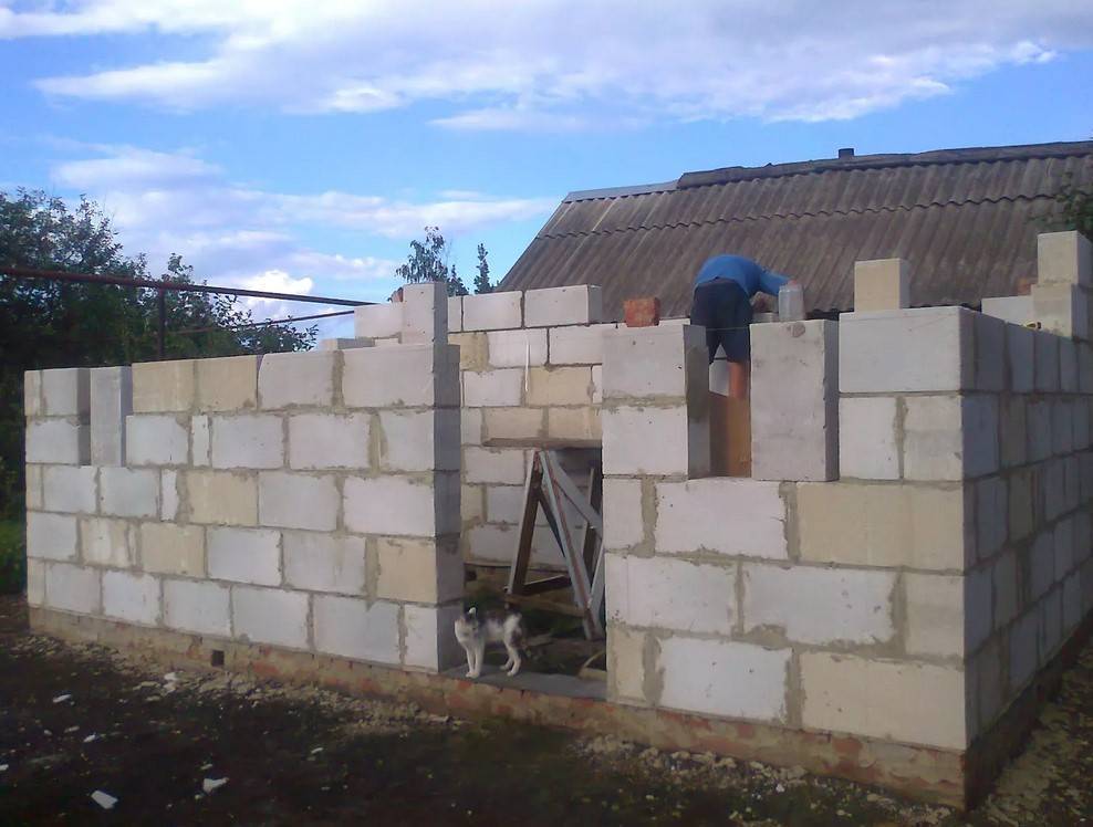 Дом как построить дом из блоков своими руками пошаговая инструкция с фото