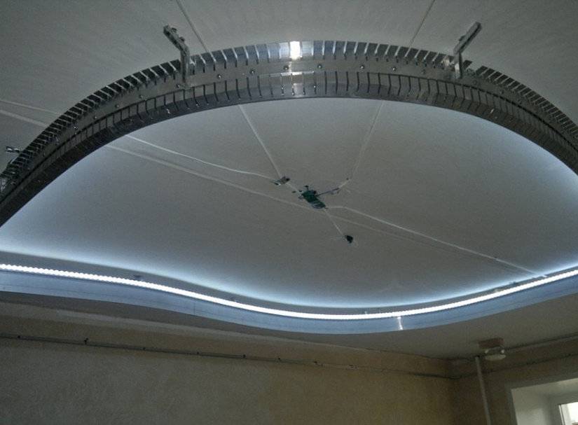 Гипсокартонный потолок с подсветкой - пошаговый процесс монтажа своими руками